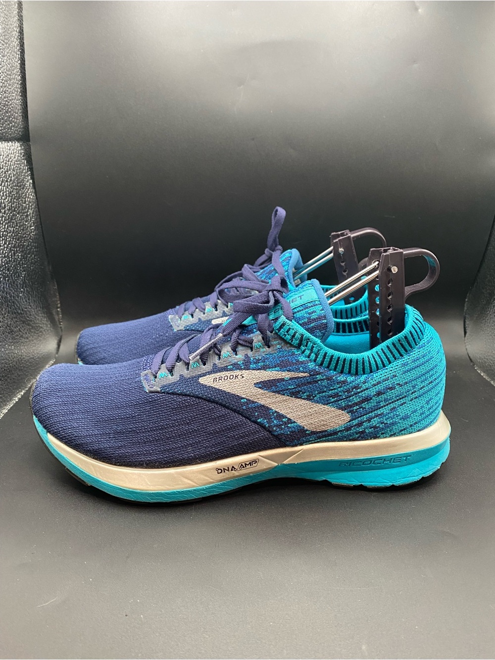 Brooks Ricochet Road Blue Running Shoes 1202821B482 Women’s SZ 8 Sneakers